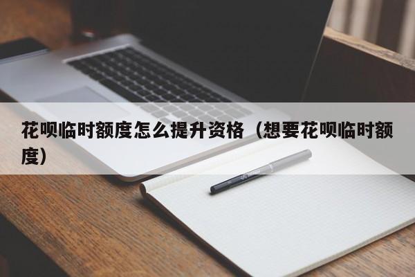 花呗临时额度怎么提升资格（想要花呗临时额度）